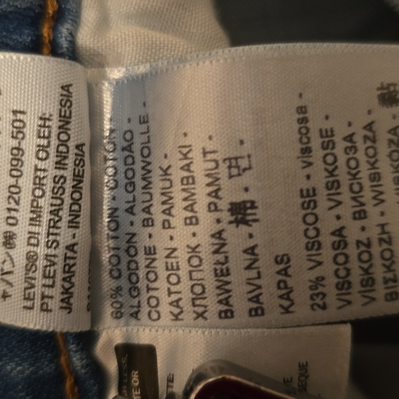 LEVI'S BRAND SIGNATURE WOMENS PLUS SIZE BLUE JEANS CLASSIC STRAIGHT FIT SIZE 22W - Picture 7 of 16